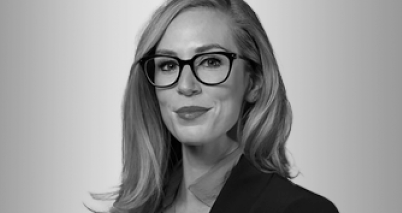 Black and white headshot of Katie Russo Senior Director, Strategic Business Development and Operations, ADAA