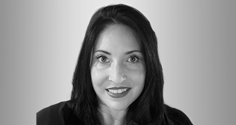 Black and white headshot of Rachel Self, PhD, MS. Director, Patient Advocacy &
Stakeholder Management
